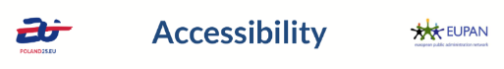 POLAND25.EU - eNews on Accessibility - header